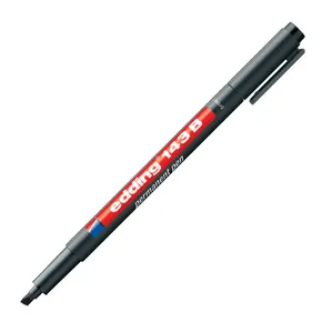 Marker permanentny 143 B, czarny, OHP, 1mm, EDDING